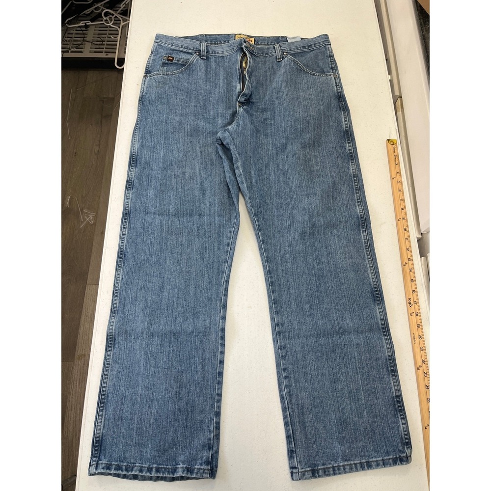 Wrangler 20X Style 23 Relaxed Straight Jeans Mens Size 40x32 Blue Denim